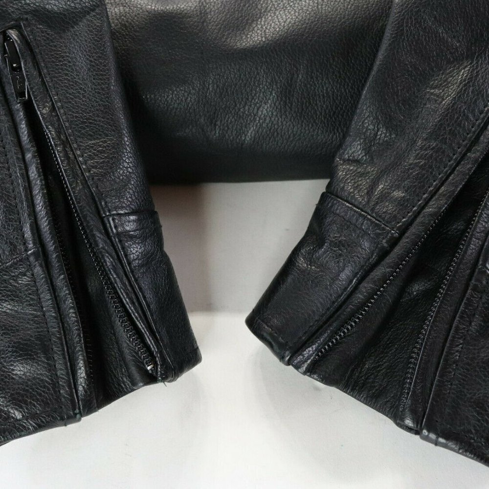 Harley Davidson leather Heart/Wings Jacket Small​​​​​​​​​ - Picture 8 of 9